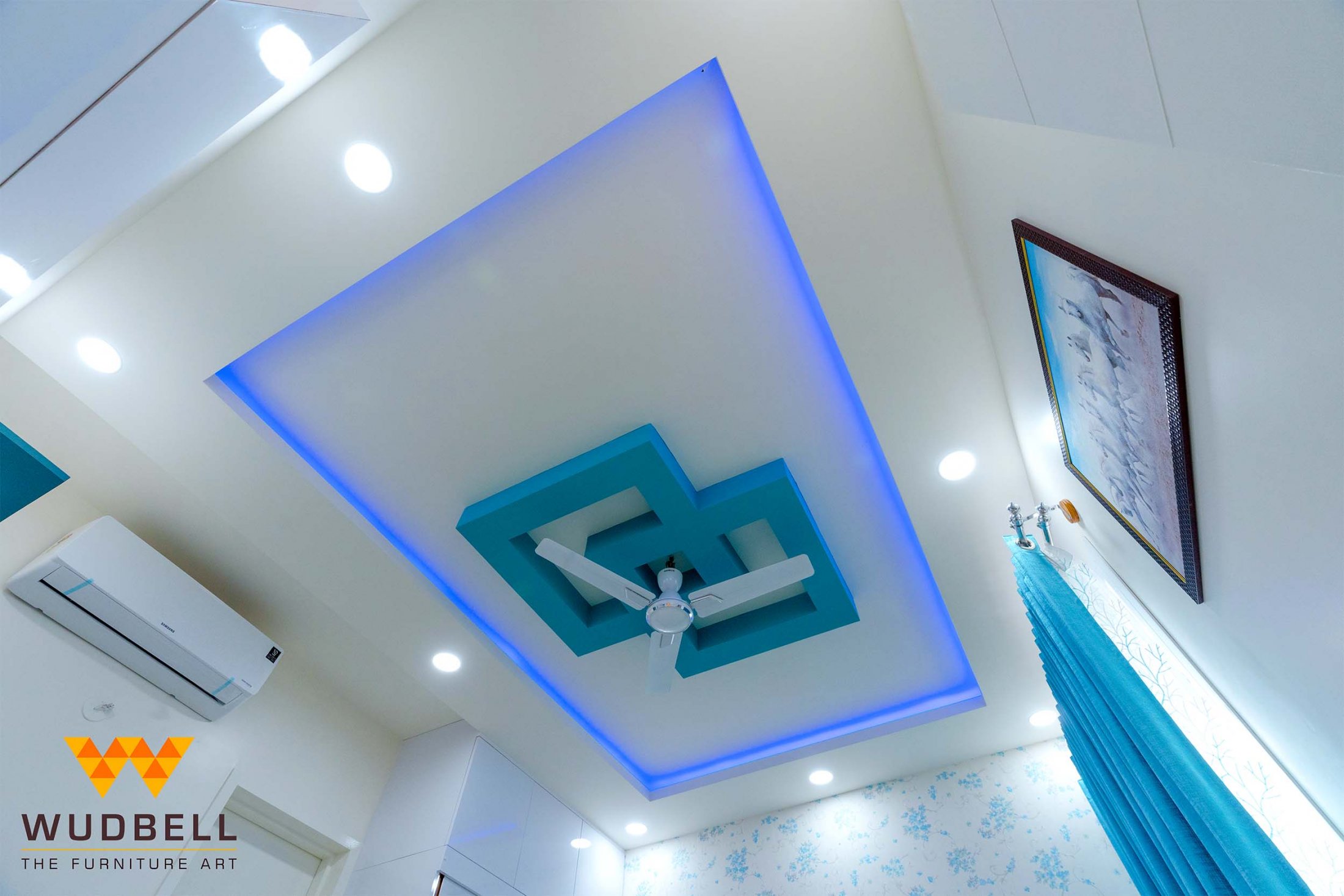 Modern ceiling design in a budget