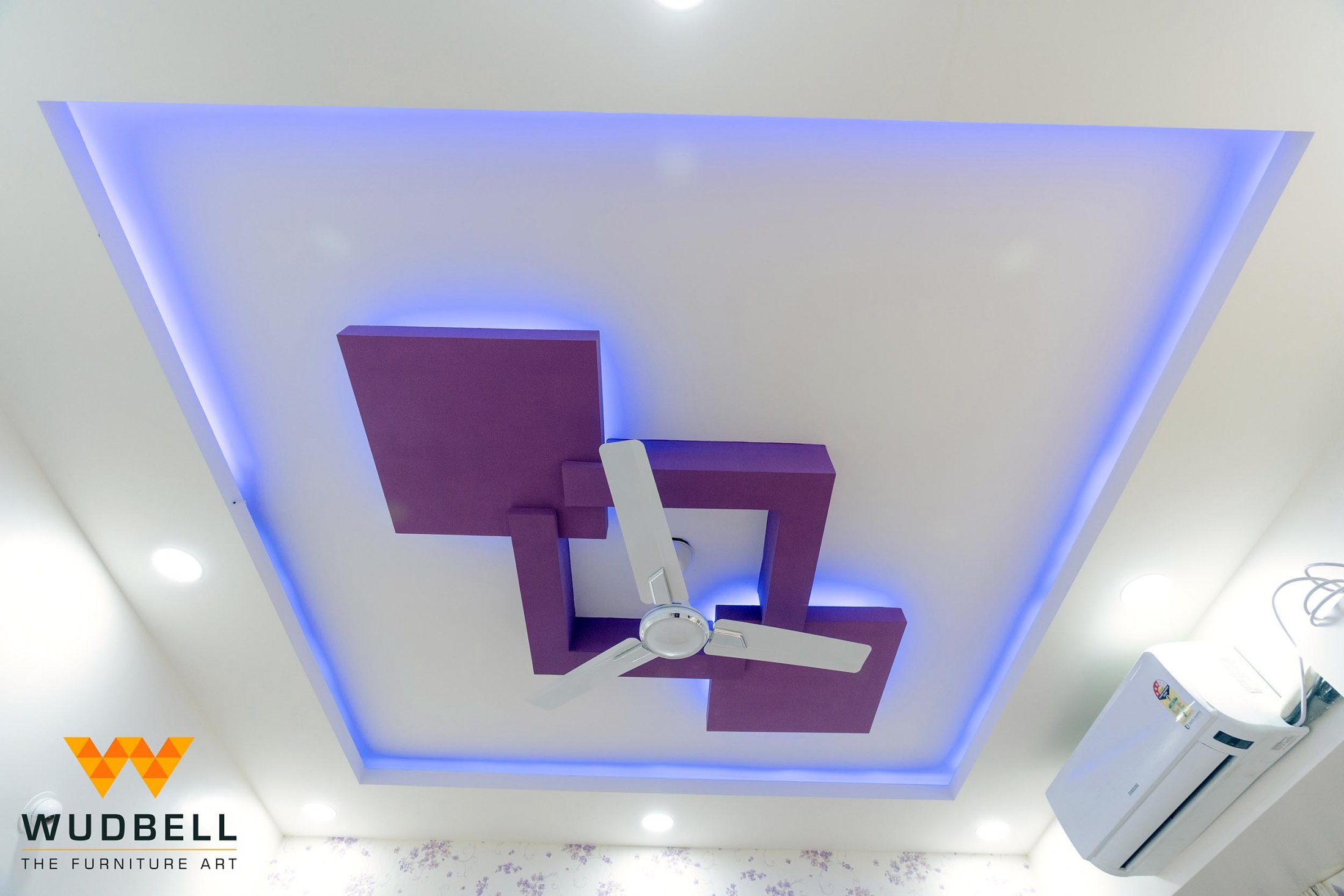 Modern ceiling lighting enhancing the drama