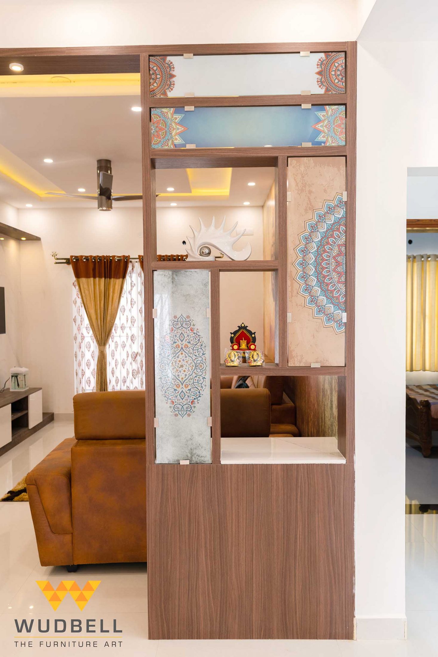 Sophisticated room divider- Celebrity Nature's Habitat, villa in Sarjapur