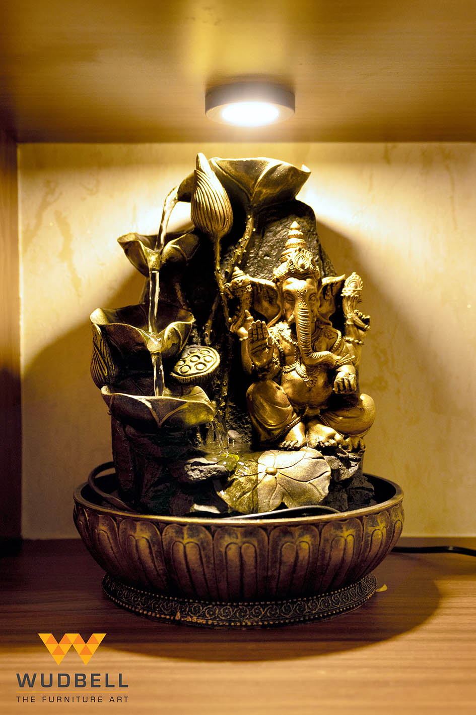 The tiny Ganesha Artefact-cum-fountain
